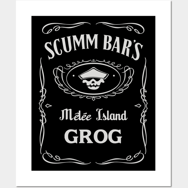 Scumm Bar's GROG Wall Art by Whitebison